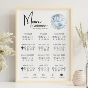 Moon Calendar - Blue