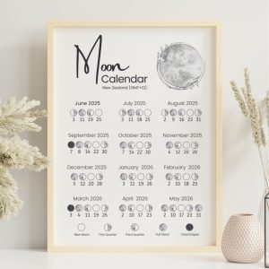 Moon Calendar - Grey