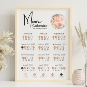 Moon Calendar - Orange