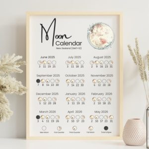 Moon Calendar - Yellow